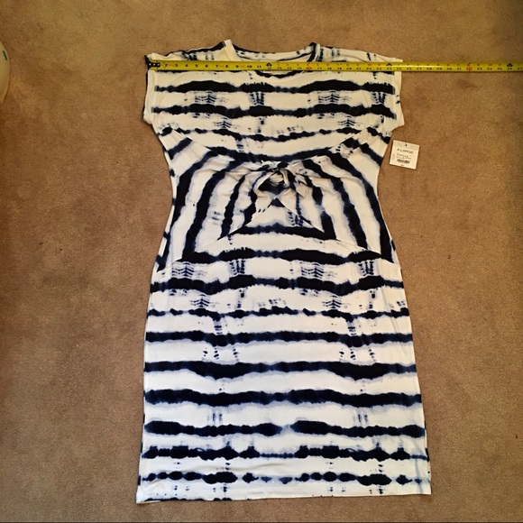 Liz Claiborne Striped Twist Front Dress - Picture 6 of 13